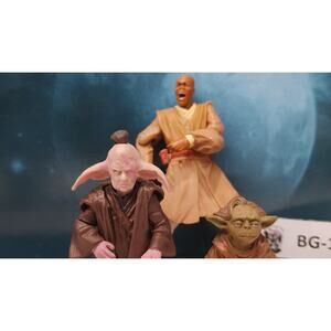 Star Wars Legacy Collection Clone Wars Yaddle, Evan Piell + Windu Action Figure